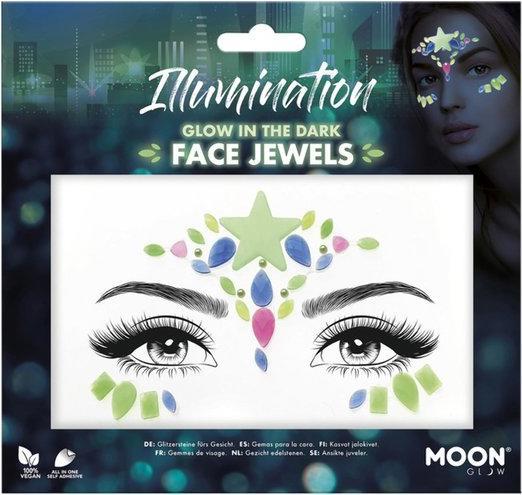 Smiffys Face Jewels - Illumination: GITD