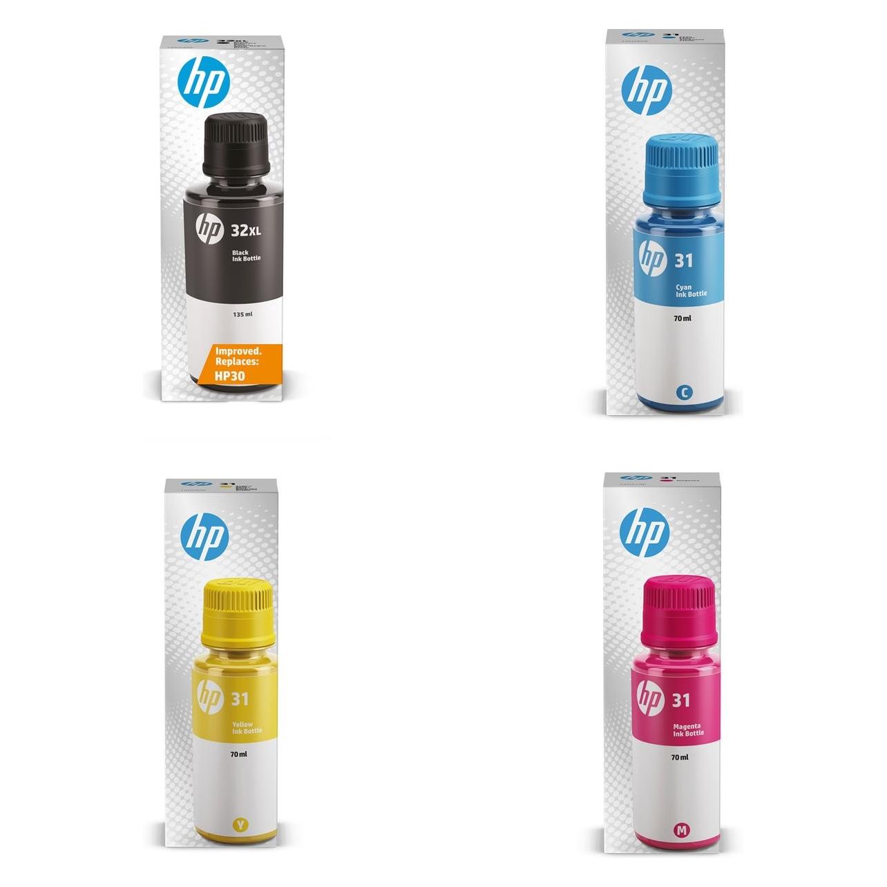Hp, Inkt, 32XL + 31 - Inktcartridge Kleur & Zwart