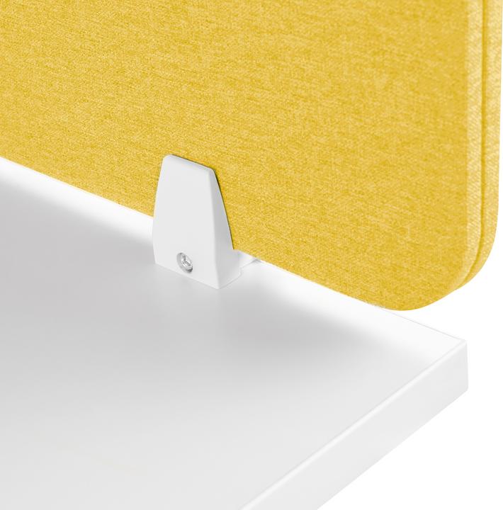 Produktbild Beliani Schreibtischtrennwand senfgelb 80 x 40 cm WALLY