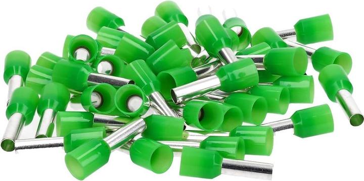 Produktbild Kalitec 100 Stück AE1612GN Aderendhülsen isoliert 16,0mm² 12mm lang grün I Made in Germany I Industr