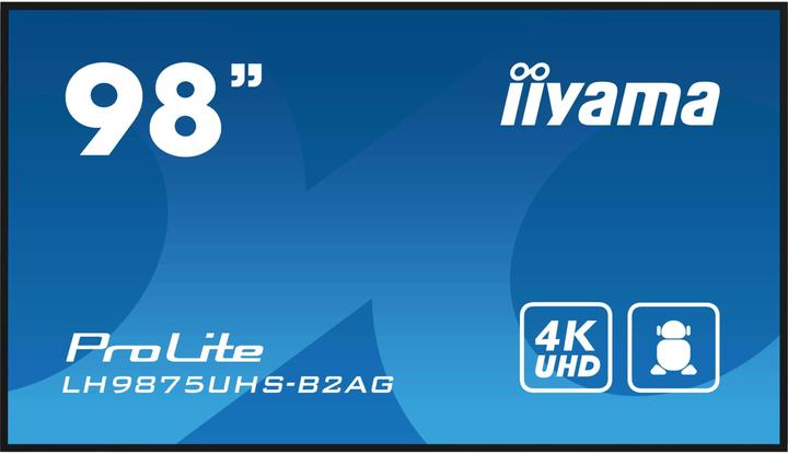 iiyama 247.7cm(97,5") LH9875UHS-B2AG 16:9 3xHDMI+DP+DVI 4K (freight forwarding) (3840 x 2160 Pixels, 97.50")
