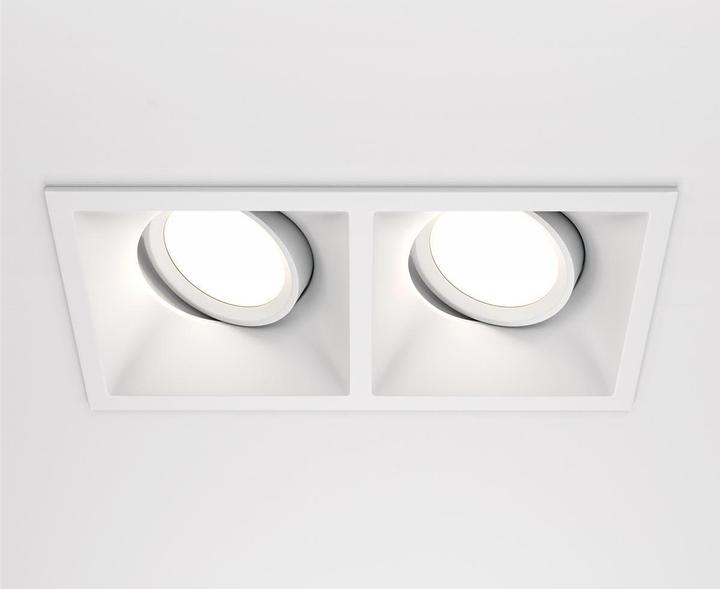 Actual product image Maytoni Dot downlight, recessed light 2x GU10 White (GU10)
