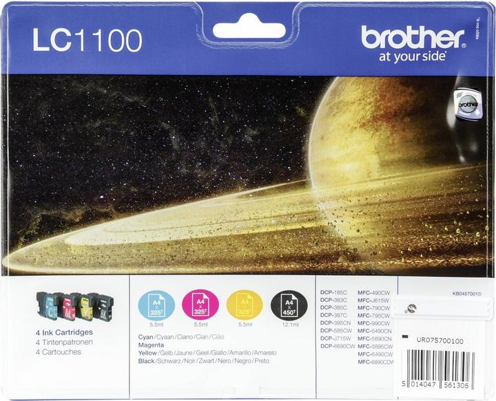 Produktbild Brother LC-1100VALBP Value Pack (M, C, Y, BK)