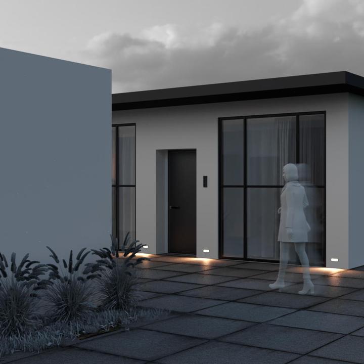 Actual product image Maytoni Bosca LED staircase lighting 5W White IP65 Warm white (400 lm, IP65)