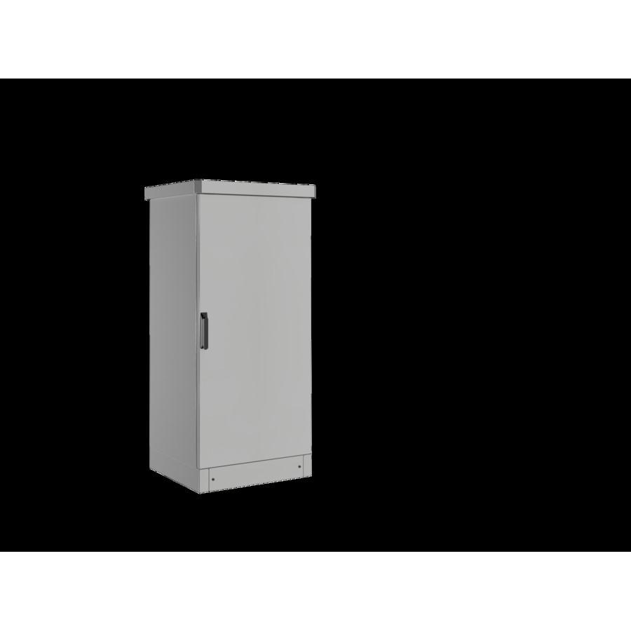 Rittal Outdoorgehäuse BxHxT 600x1200mmx500mm IP55 RAL 7035 (Speditionsversand), Serverschrank Zubehör, Grau