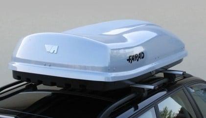 Actual product image Farad Marlin F3 480L grey metallic Roof Box (480 l)