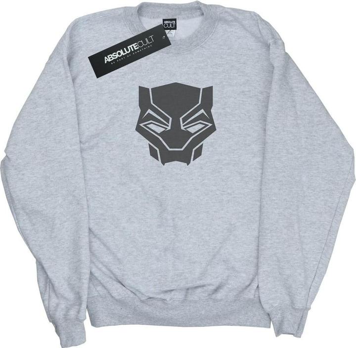 Produktbild Black Panther Schwarz auf Schwarz Baumwolle Sweatshirt (S)