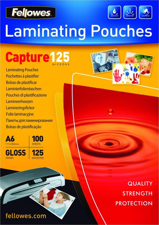 Image du produit Fellowes Capture (A6, 100 pièce(s), 125 µm)