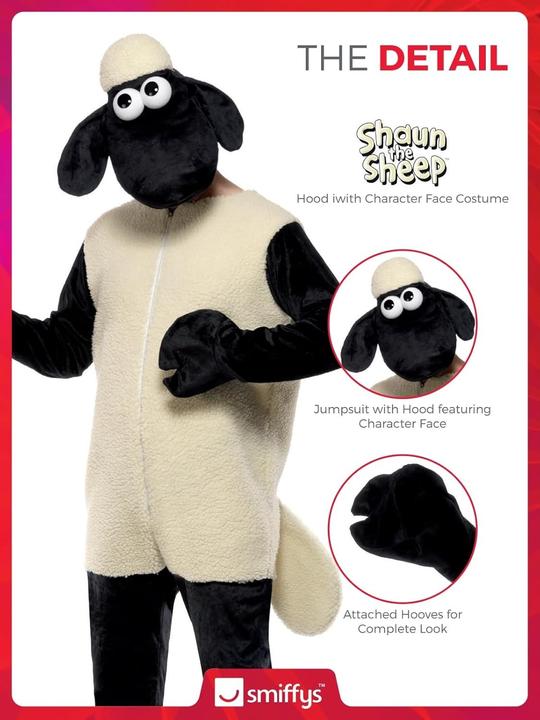 Image du produit Smiffys Shaun le mouton (Taille unique)