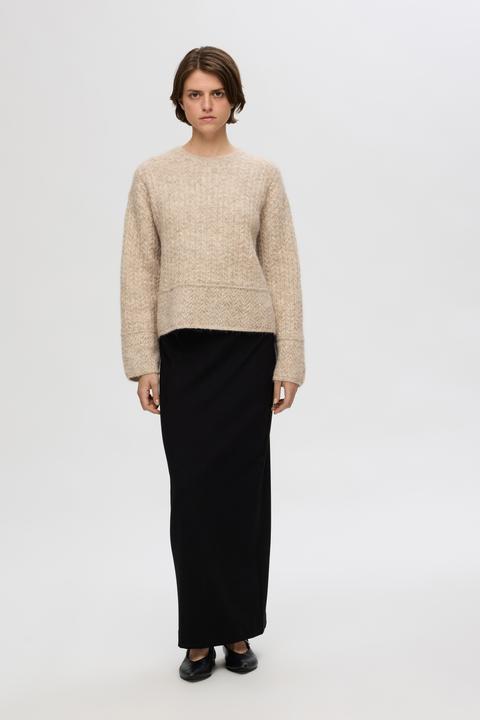 Produktbild Selected Femme Strukturierter Strickpullover (M)