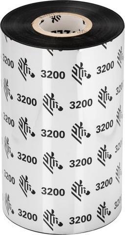 Actual product image Zebra 3200 Wax/Resin (11 cm, Black)