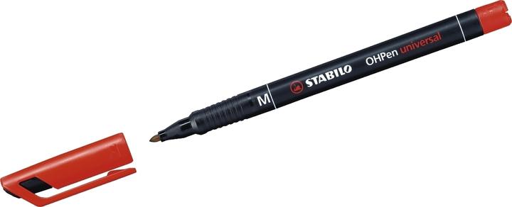 Actual product image STABILO OHPen universal foil pen permanent (Red, 1 mm, 1 x)