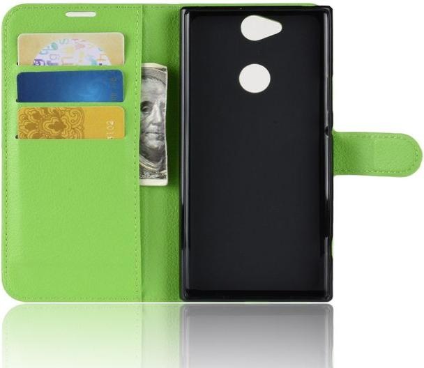 Produktbild MU Classic Litchi Leder Bookcover Series (Xperia XA2 Plus)