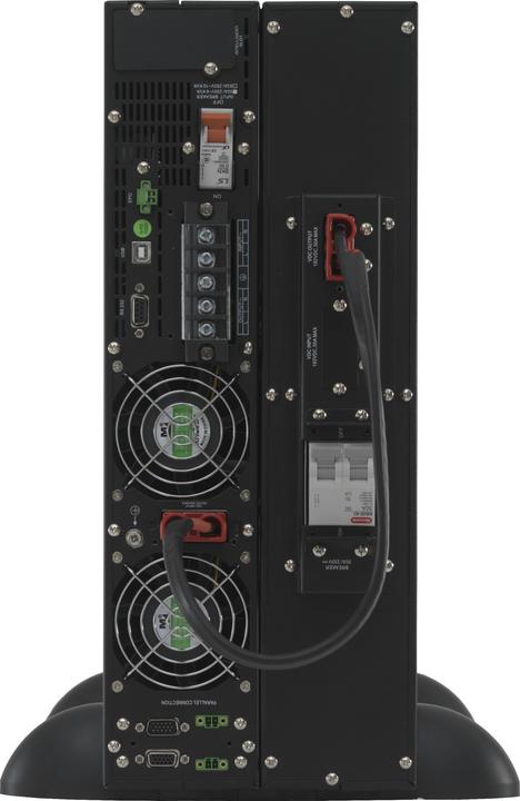 Produktbild Online USV ONLINE XANTO 6.000 Rack-Tower-Kombi ohne Batterie Nachfolger der XSRT6000 (6000 VA, 4800 W, Online-Doppelwandler USV)