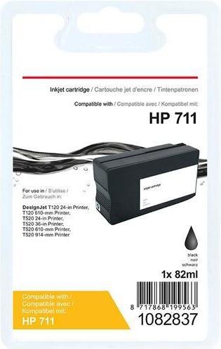 Office Depot Ink cartridge CZ133A 711 Compatible CZ133A Black