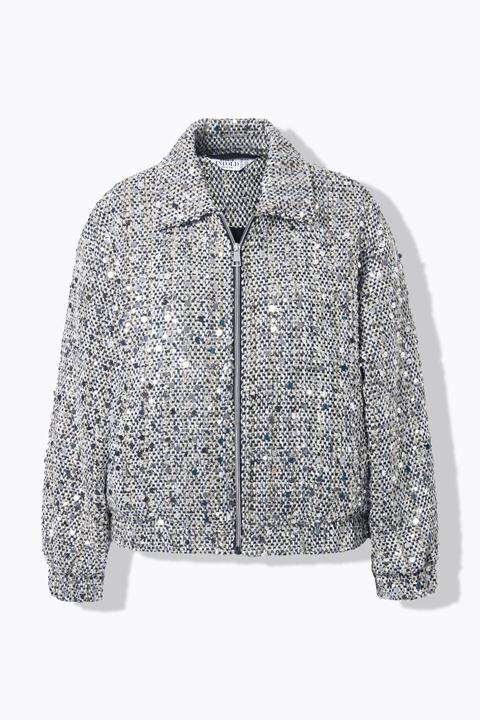 Actual product image Studio Untold Blouson, Boxy Shape, Bouclé, Pailletten (60)
