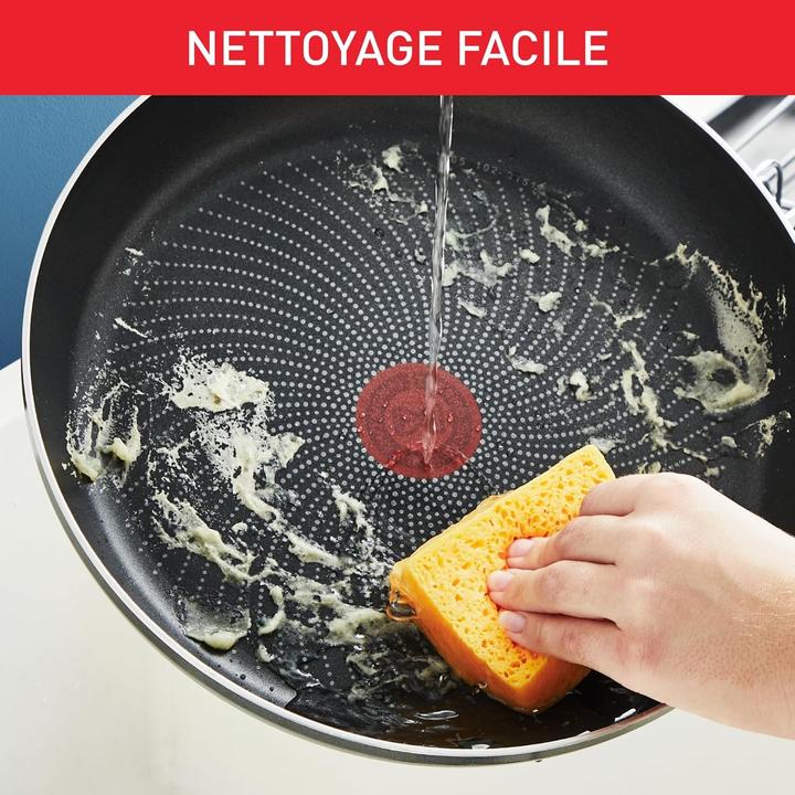 Immagine prodotto Tefal Set pentole con manico removibile, antiaderente, adatto a induzione e lavastoviglie (Casseruola con manico, Padella per friggere)