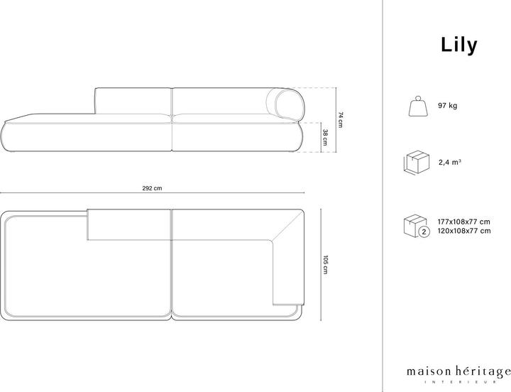 Produktbild Maison Heritage Lily (4-Sitzer, Modular Sofa)
