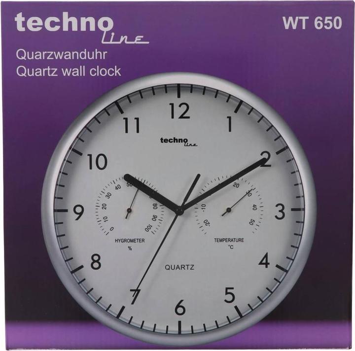 Produktbild Technoline Wanduhr WT650 (26 cm)