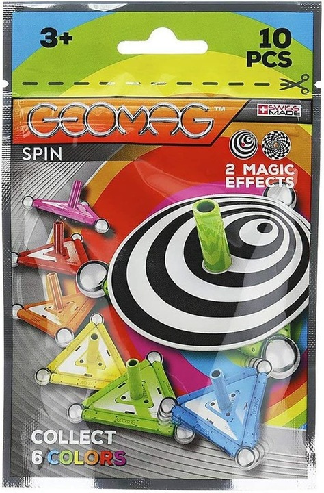 Actual product image Geomag Panels Spinner 10 pcs