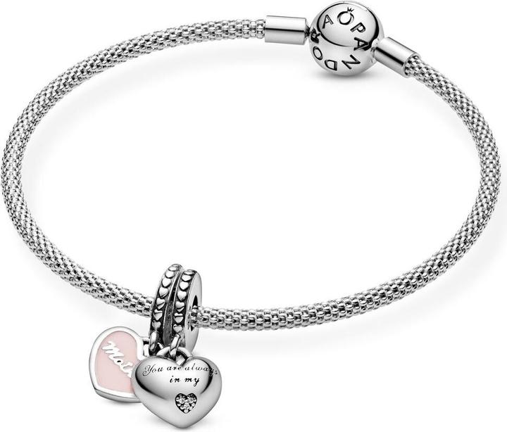 Image du produit Pandora Coeurs mère & fille (Émail, Argent sterling)
