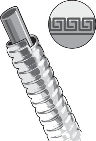 Actual product image Toya Fala Wąż Prysznicowy 1.5m Chromowany (150 cm)