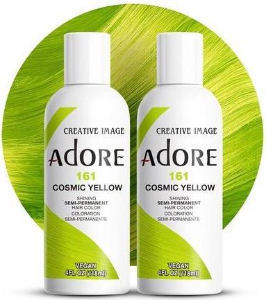 Actual product image Adore Shining Semi-Permanent Hair Color Cosmic Yellow 161 118ml (Cosmic yellow)
