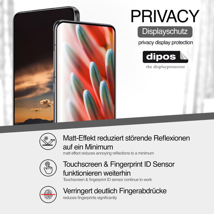 Actual product image Dipos Privacy Screen Protector Full Cover (1 Piece, Nokia XR21)
