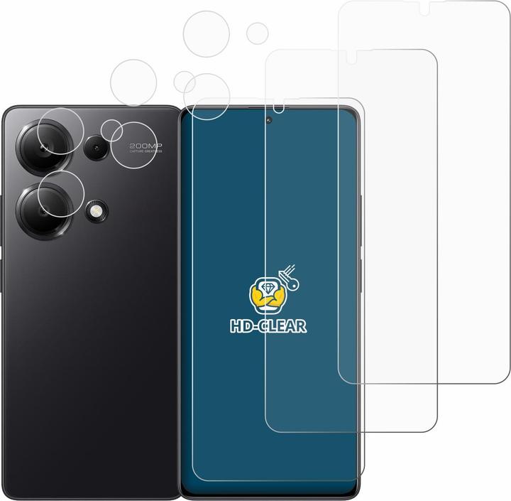 Produktbild BROTECT Schutzfolie Displayschutz Klar (6 Stück, Xiaomi Redmi Note 13 Pro 4G)