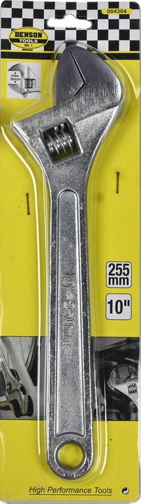 Image du produit Benson Clé à molette 10" (10 mm, 11 mm, 12 mm, 13 mm, 14 mm, 15 mm, 16 mm, 17 mm, 18 mm, 19 mm, 20 mm, 21 mm, 22 mm, 23 mm, 24 mm, 25 mm, 26 mm, 27 mm, 28 mm, 29 mm, 3 mm, 30 mm, 4 mm, 5 mm, 6 mm, 7 mm, 8 mm, 9 mm)