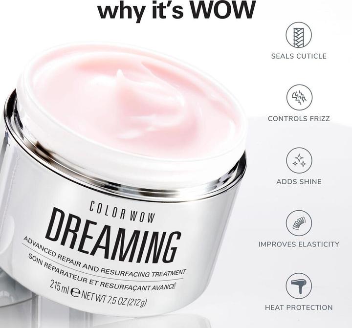 Immagine prodotto Color Wow Dreaming Advanced Repair and Resurfacing Treatment Hair Mask (215 ml)