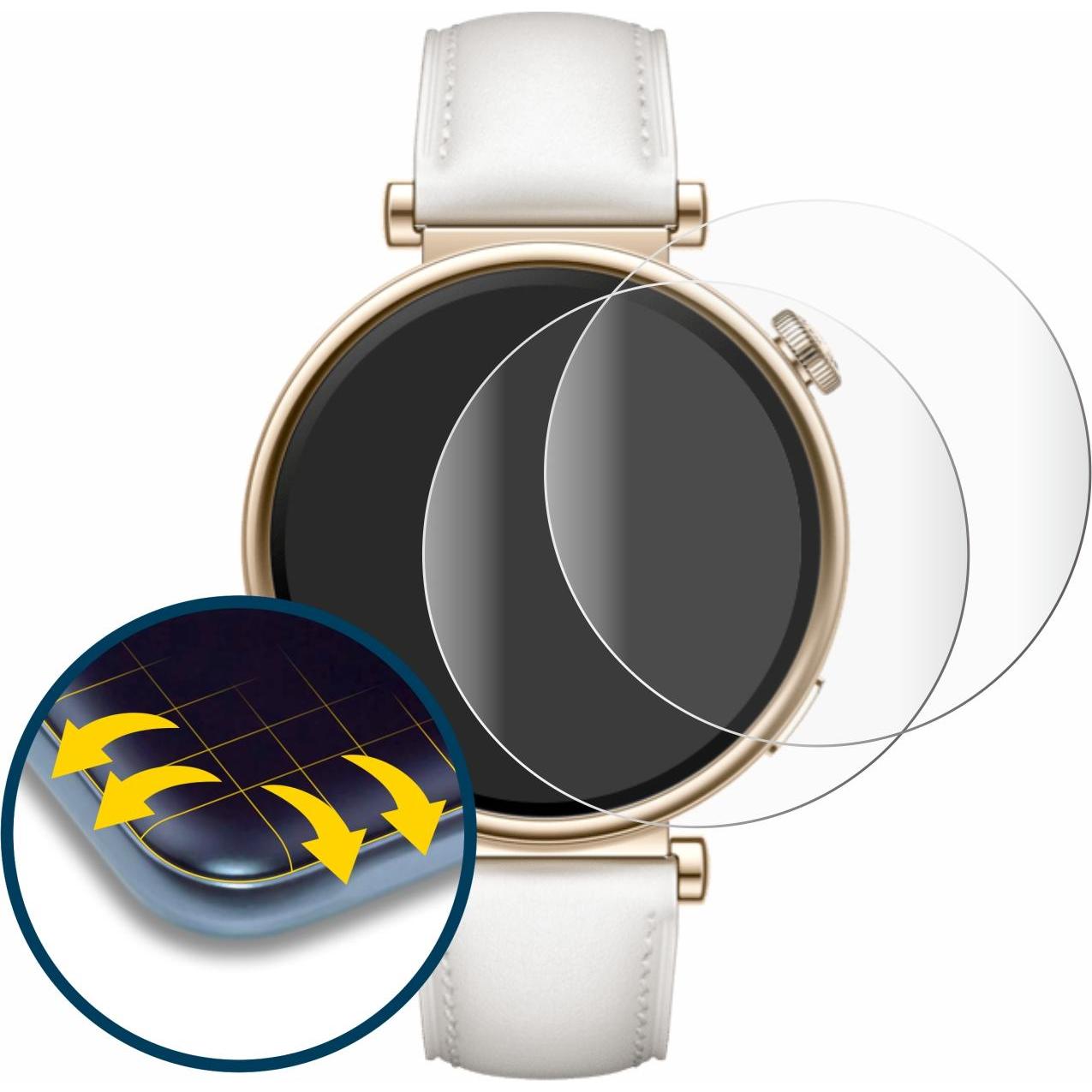 Thumbnail - BROTECT Full-Cover Displayschutz, Smartwatch Schutzfolie, Transparent
