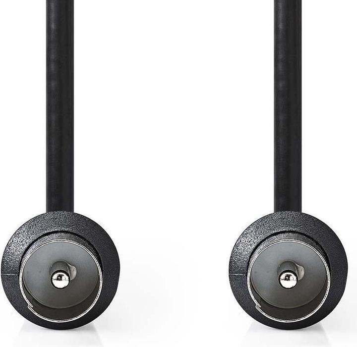 Produktbild Nedis Coax Cable IEC (Coax) Male IEC (Coax) Male Nickel Plated 90 dB 75 Ohm Double Shielded 10.0 m R (90 dB, Antennenkabel)