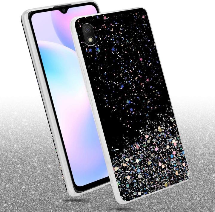 Produktbild Cadorabo TPU Hülle für Xiaomi RedMi 9A / RedMi 9AT mit Glitzer (Xiaomi Redmi 9A, Xiaomi Redmi 9AT)