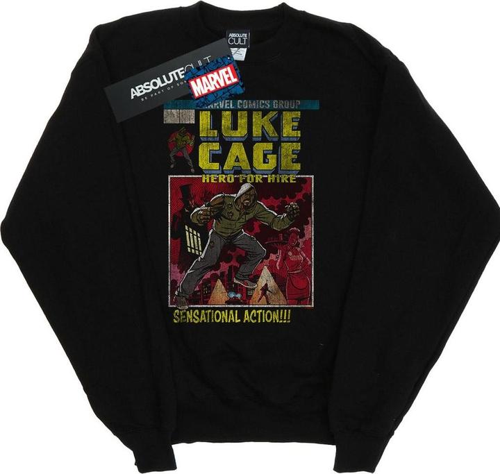 Image du produit - Sweat LUKE CAGE DISTRESSED YOURSELF - Homme (XL)