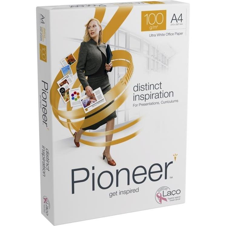Pioneer, Kopierpapier, Kopipapir 100g A4 250ark/pak - (250 ark pr. pakke) (100 g/m², A4)