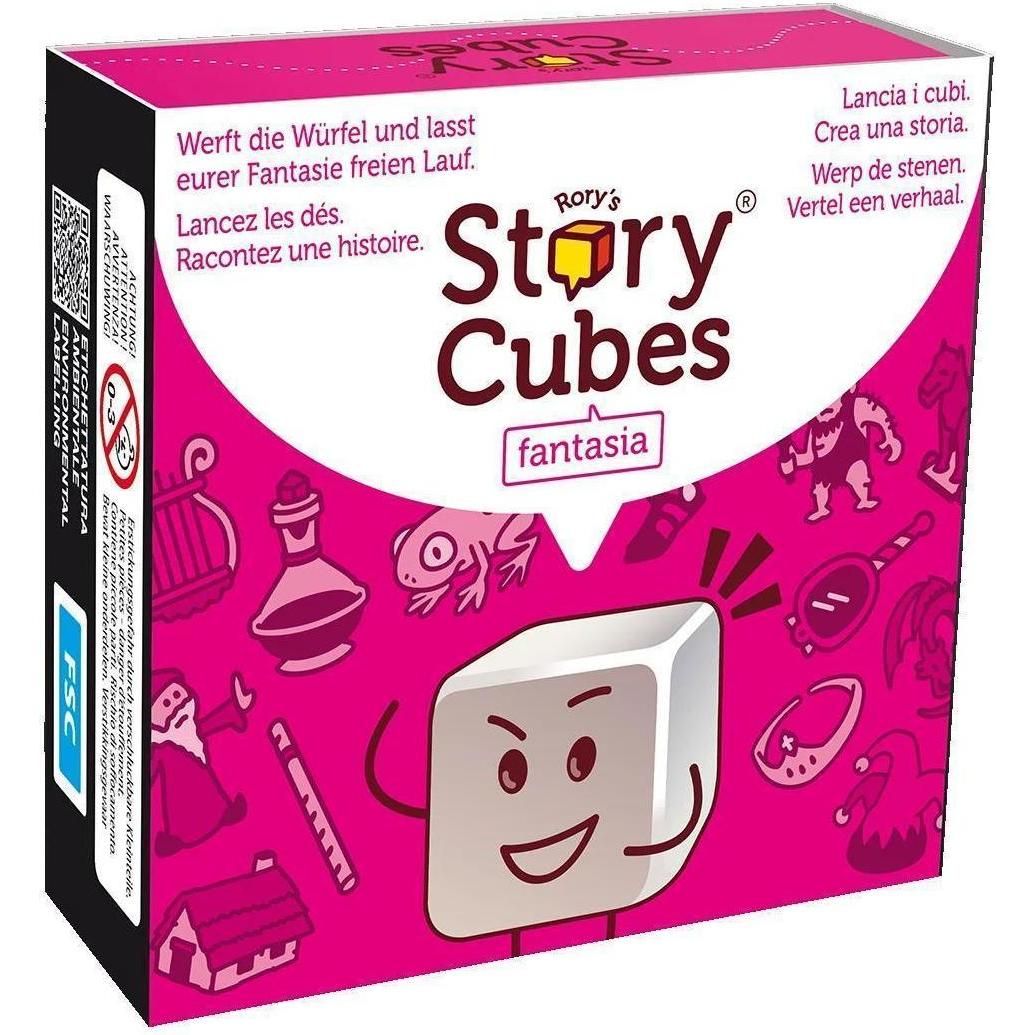 Rory's Story Cubes Fantasia - Jeu De Dés Pour Créer Des Histoires Fantastiques - 9 Dés Multilingues - Stimule L'imagination En Famille