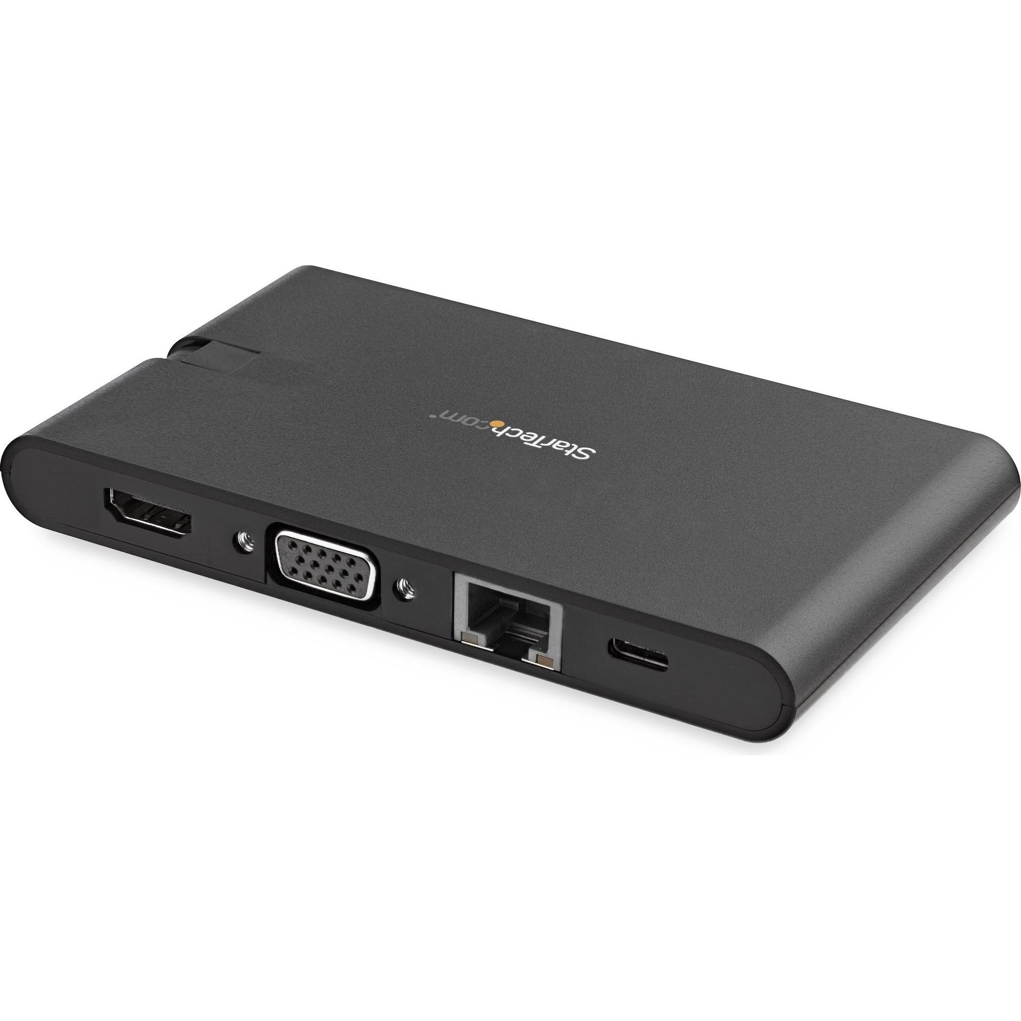 StarTech DKT30CHVSCPD (USB-C, 5 Ports), Dockingstation + USB Hub, Schwarz