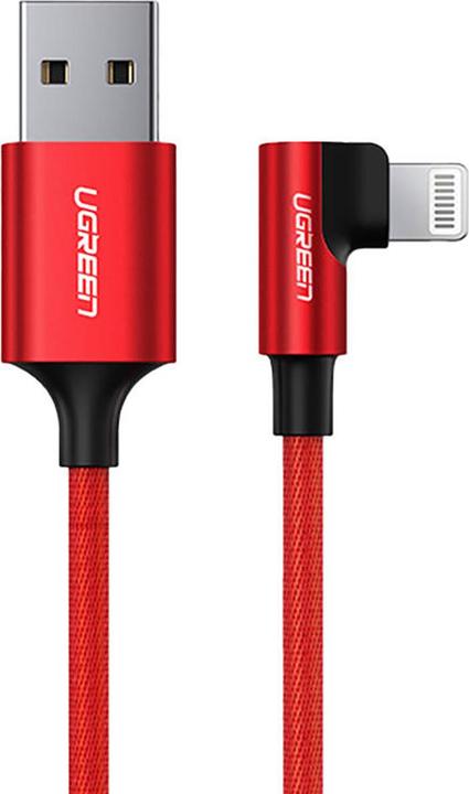 Actual product image Ugreen Lightning 90 degree design MFI (1 m, USB 2.0)