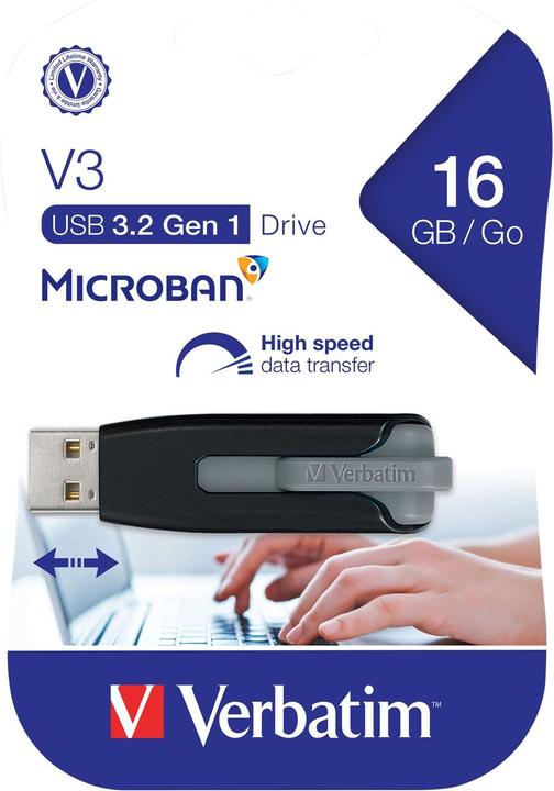 Actual product image Verbatim Store n Go V3 (16 GB, USB-A)