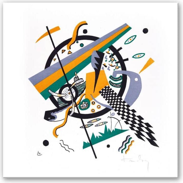 Image du produit Trenddeko Kandinsky - Petits mondes 4 (70 x 70 cm)
