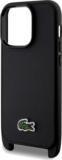 Produktbild Lacoste LCHCP14LSPVCK iPhone 14 Pro 6.1" czarny/black hardcase Iconic Petit Pique Crossbody (Apple iPhone 14 Pro)