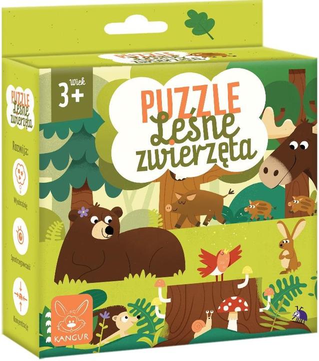 Produktbild Kanguru Waldtiere Puzzle 3+