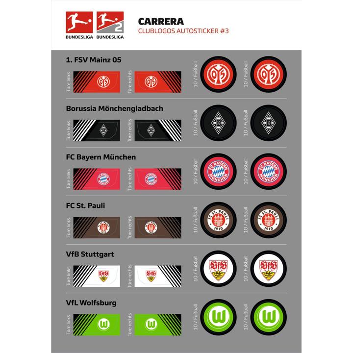 Actual product image Carrera Fussball Set Modell Bundesliga