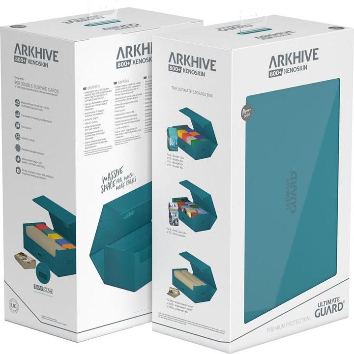 Image du produit Ultimate Guard Arkhive 800+ XenoSkin Monocolor Petrolblau