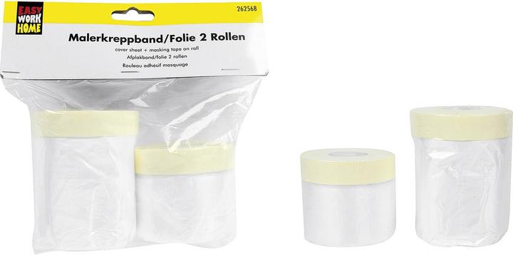 Produktbild Easy Work Malerkreppbandsatz mit Folie (1100 mm)