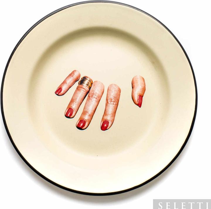 Seletti Enamel Plates (1 x, 26 cm)