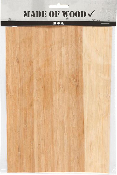 Actual product image Creativ Company Bamboo veneer, 2 sheets