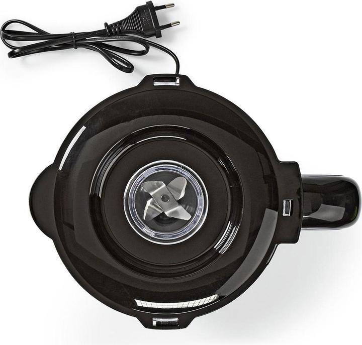 Produktbild Nedis Standmixer / 800 W / 1.5 l / Plastik / 2 Geschindigkeitsstufen / Schwarz / Weiss (800 W)