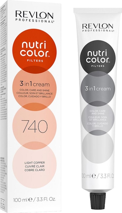 Produktbild Revlon Professional Nutri Color Filters (Mittelblond Kupfer Intensiv, 740 Light Copper)
